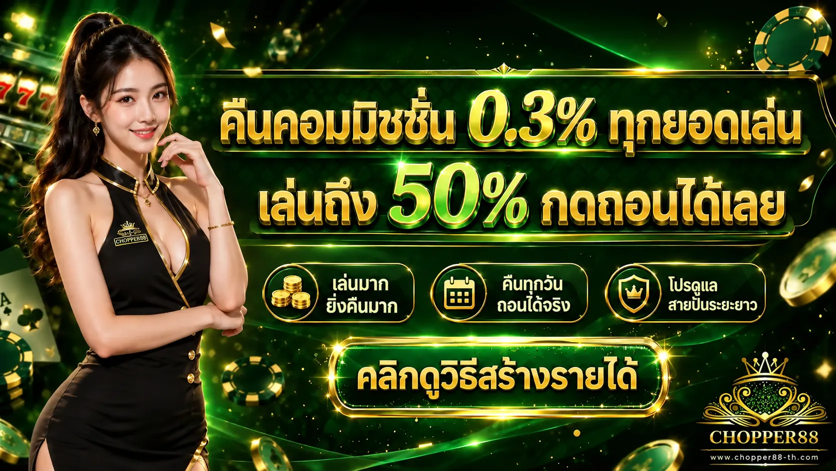 CHOPPER88ค่าคอม